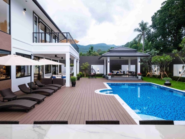 Brand new 5 bed luxury pool villa for sale in Muang Chiang Mai-P-PHS957