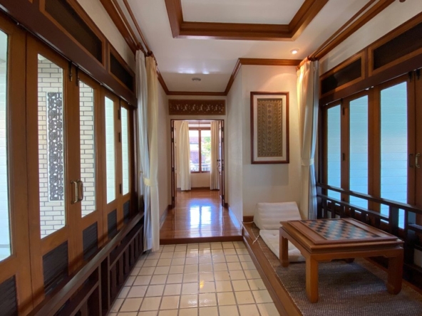 Balinese style house for sale at Land and House project in San Sai