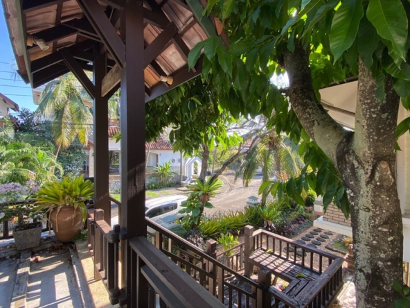 Balinese style house for sale at Land and House project in San Sai