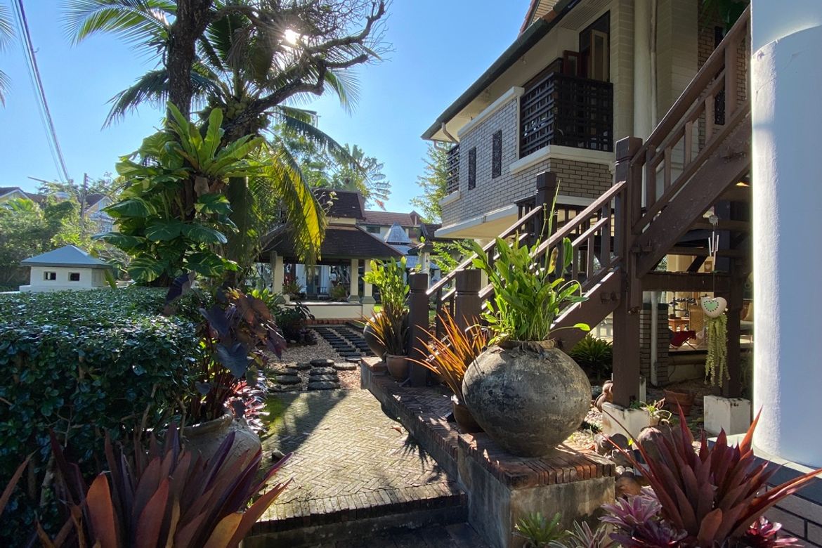 Balinese style house for sale at Land and House project in San Sai