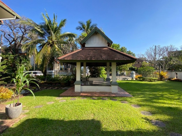 Balinese style house for sale at Land and House project in San Sai