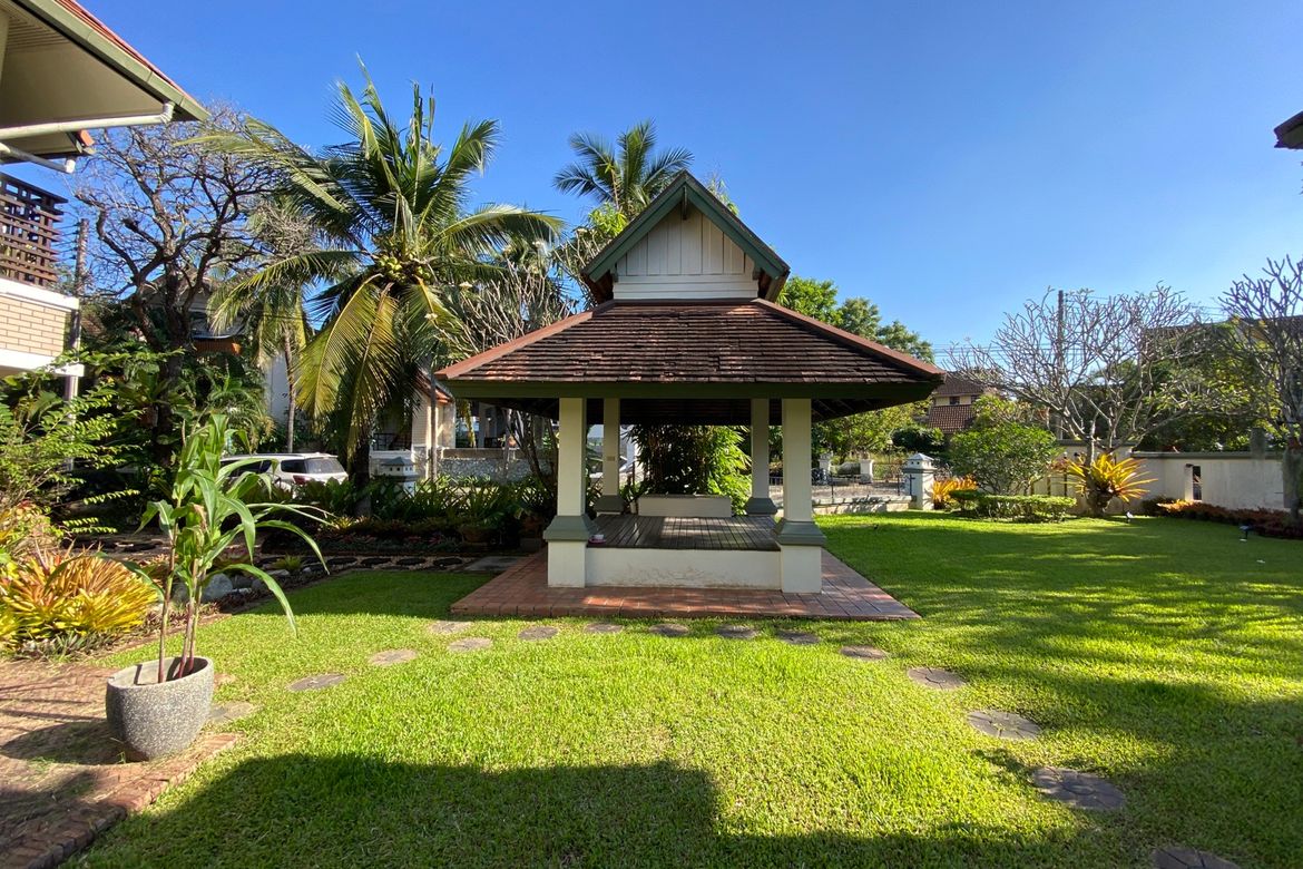 Balinese style house for sale at Land and House project in San Sai