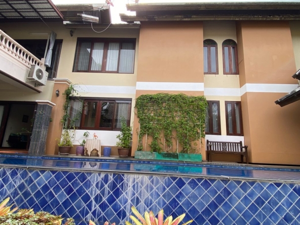 Lanna style house with pool for rent or sale in Doi Saket