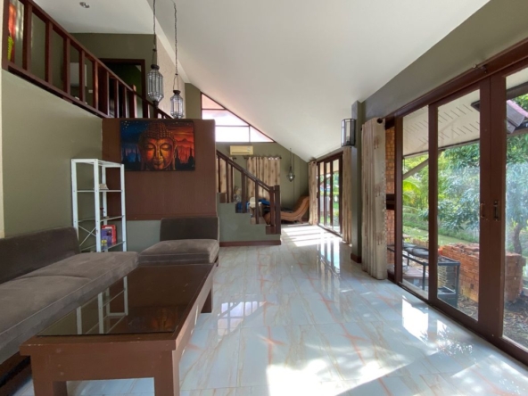 A pool villa with 2 bedroom house for rent or sale in Doi Saket