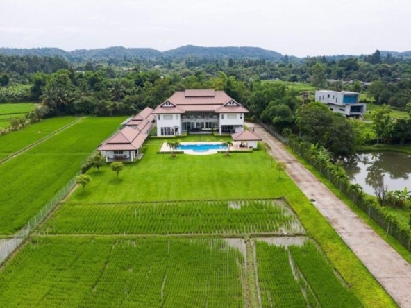 A modern house 5 bedrooms 7 bathrooms for rent or sale in Mae Rim