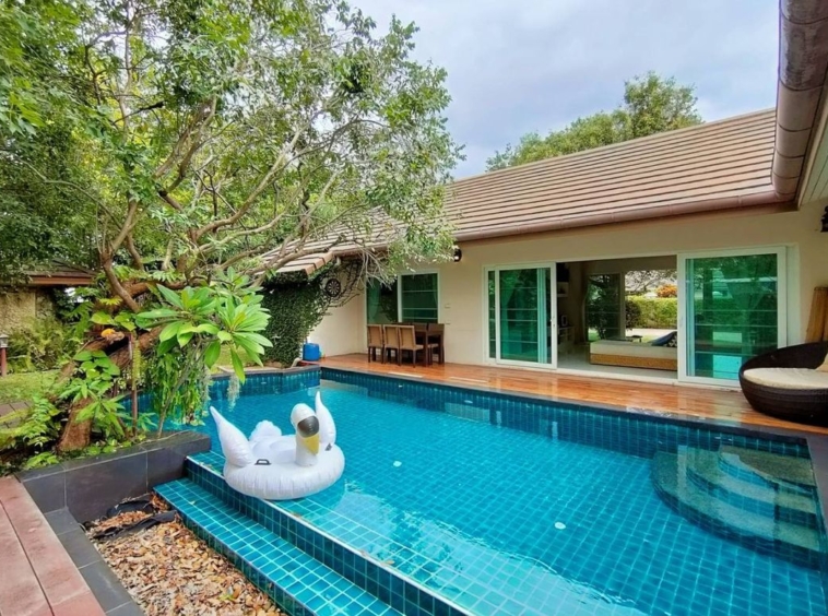 Rent / Sale Beautiful pool villa with resort style for rent with private swimming pool-J-AGANT41