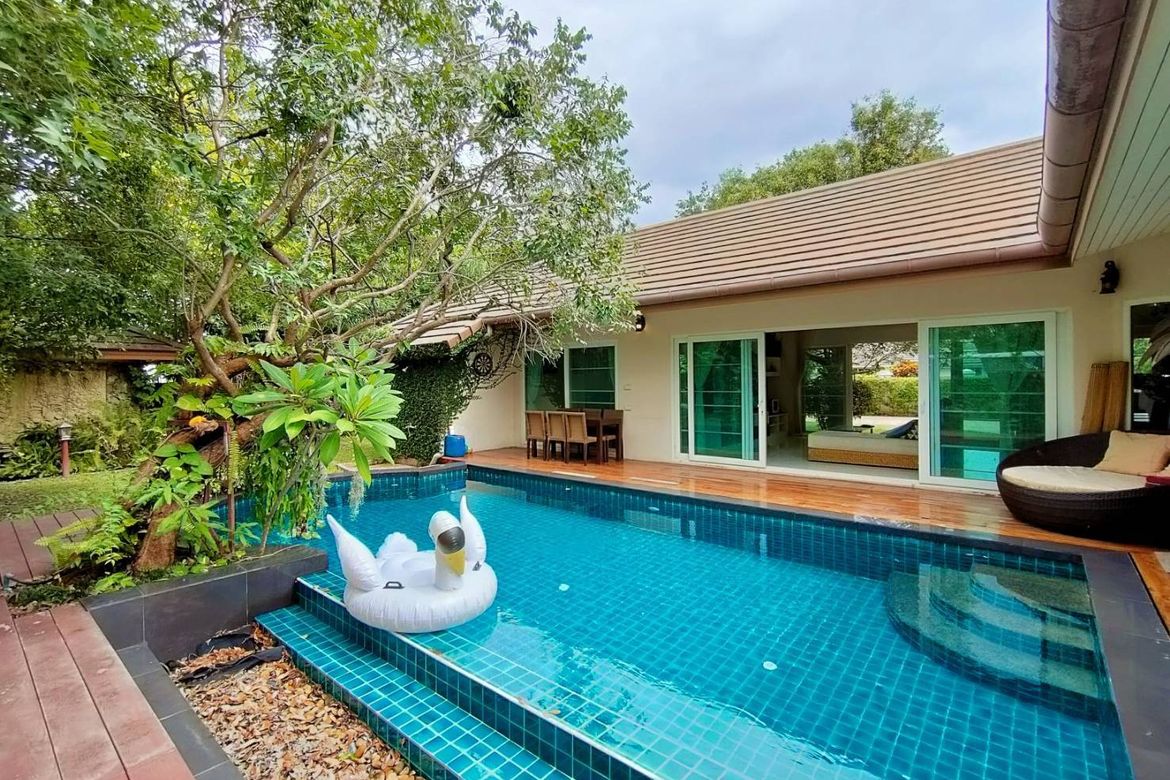 Rent / Sale Beautiful pool villa with resort style for rent with private swimming pool-J-AGANT41