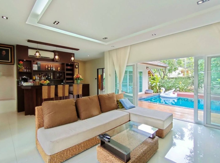 Rent / Sale Beautiful pool villa with resort style for rent with private swimming pool-J-AGANT41