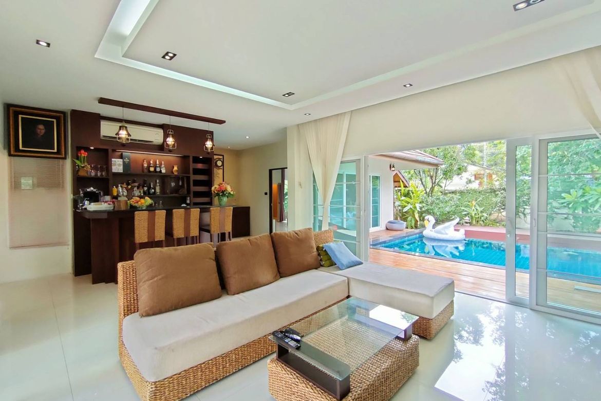 Rent / Sale Beautiful pool villa with resort style for rent with private swimming pool-J-AGANT41