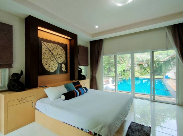 Rent / Sale Beautiful pool villa with resort style for rent with private swimming pool-J-AGANT41