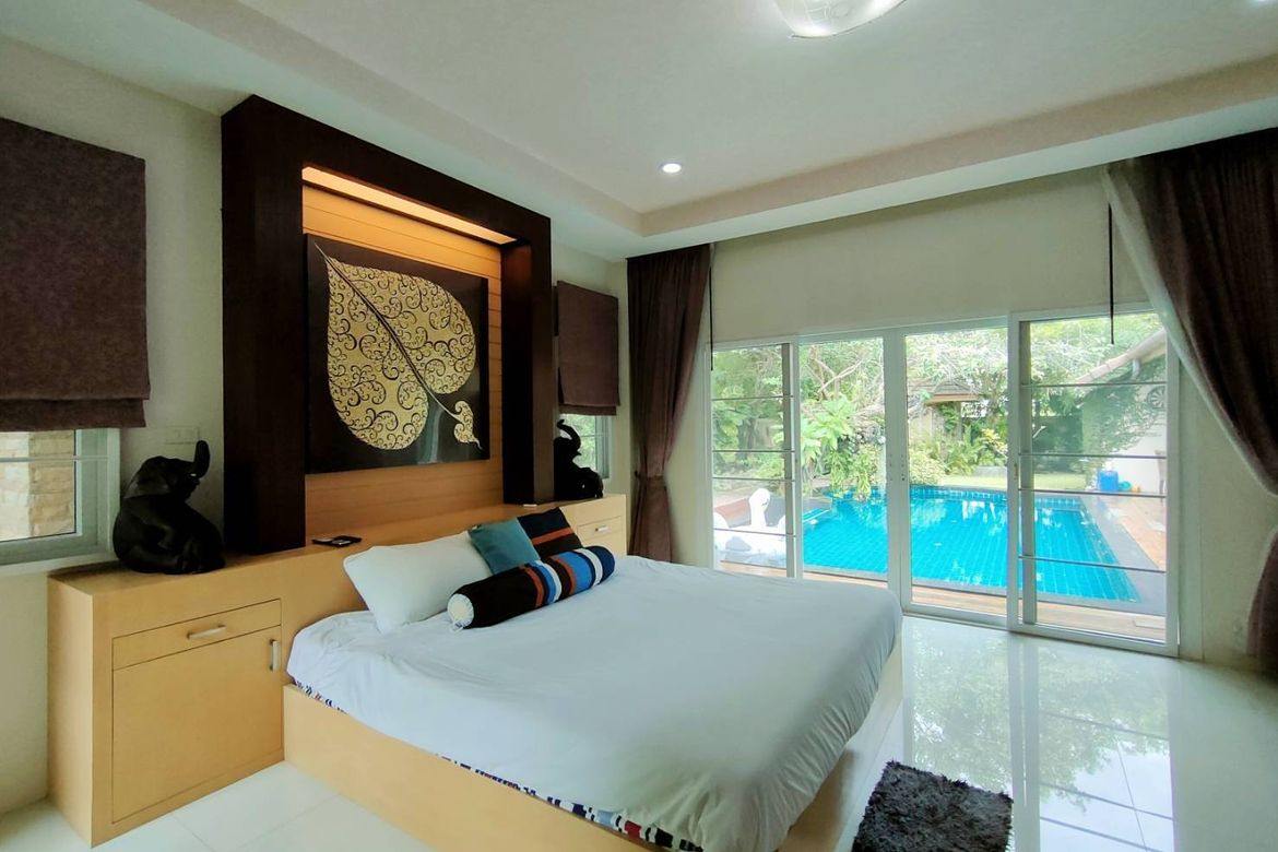 Rent / Sale Beautiful pool villa with resort style for rent with private swimming pool-J-AGANT41