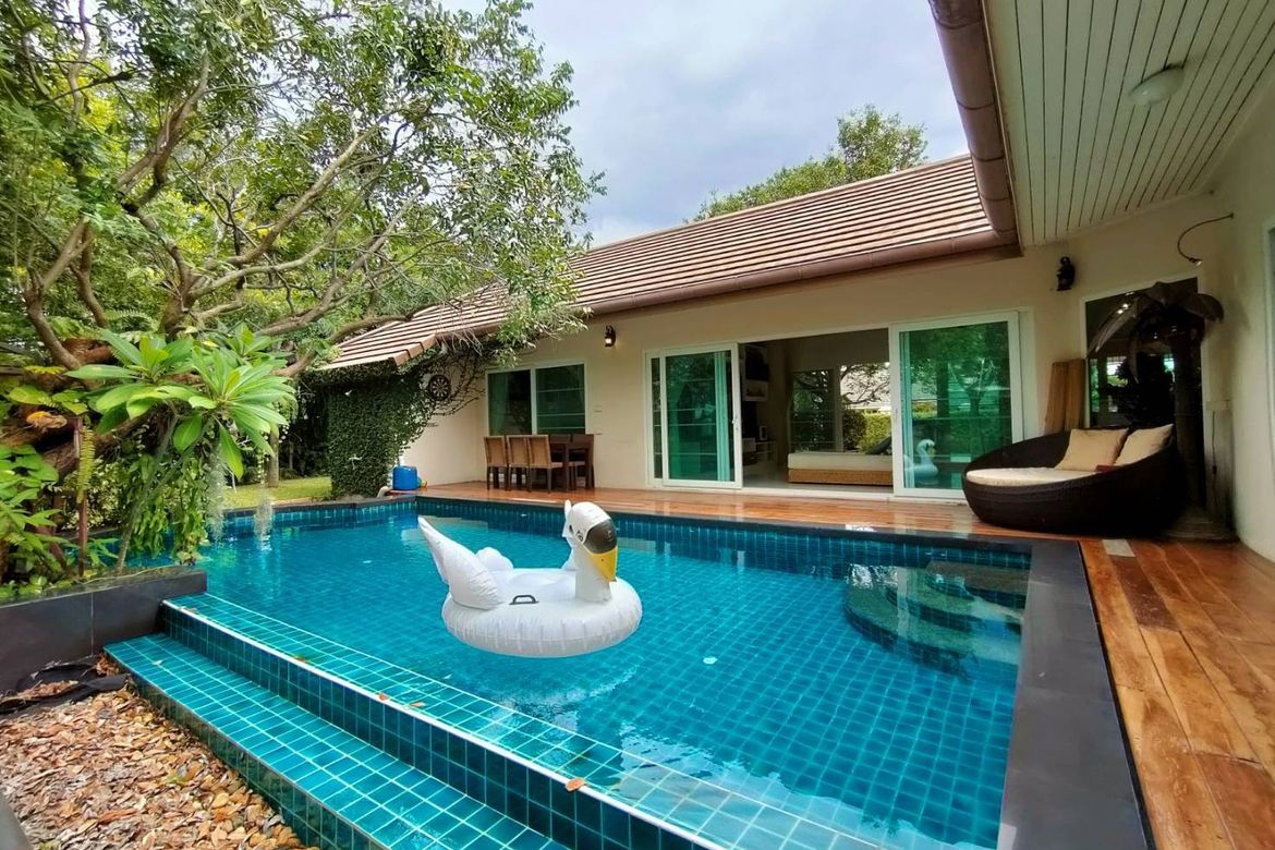 Rent / Sale Beautiful pool villa with resort style for rent with private swimming pool-J-AGANT41