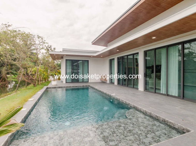 Saraphi-DSP-(HS366-03) New Fully-Furnished 3-Bedroom Pool Villa for Sale in Saraphi