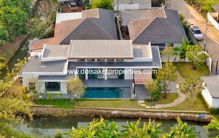 Saraphi-DSP-(HS366-03) New Fully-Furnished 3-Bedroom Pool Villa for Sale in Saraphi