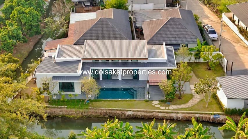 Saraphi-DSP-(HS366-03) New Fully-Furnished 3-Bedroom Pool Villa for Sale in Saraphi