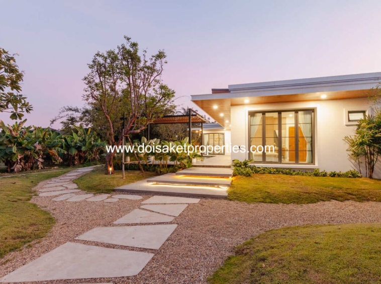 Saraphi-DSP-(HS366-03) New Fully-Furnished 3-Bedroom Pool Villa for Sale in Saraphi