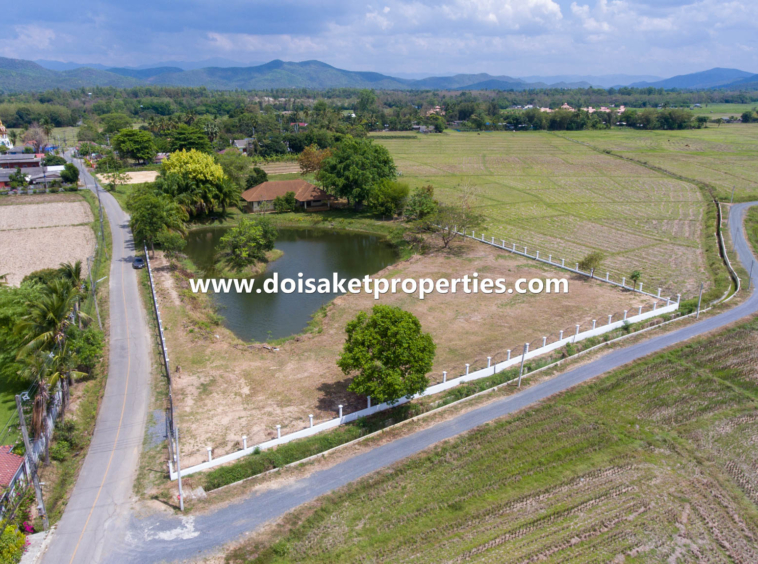 Doi Saket-DSP-(LS363-02) Almost 3 Rai of Ready-to-Build Land with Incredible Views for Sale in a Great Location in Luang Nuea