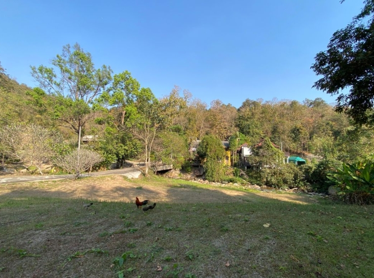 A beautiful plot by the stream in Hang Dong for sale-P-PLS896