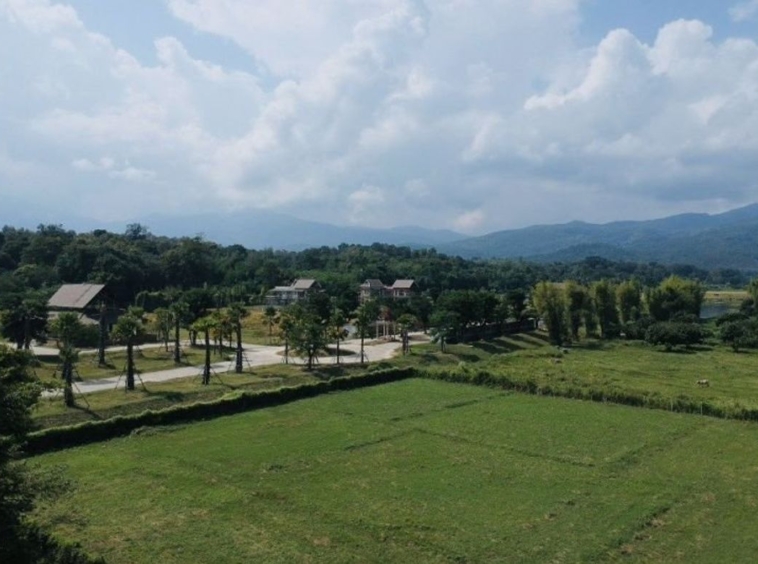 Large plot of land with mountain views for sale in Mae Rim