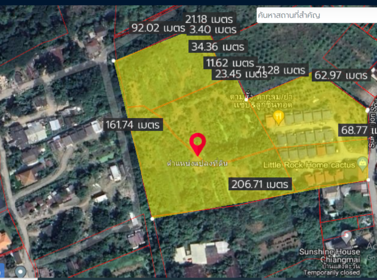 Property id121ls Land for sale in Faham 15-3-90Rai  near Central Festival-MR-121ls