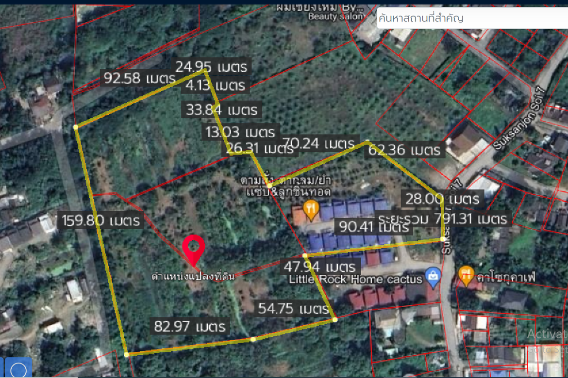 Property id121ls Land for sale in Faham 15-3-90Rai  near Central Festival-MR-121ls