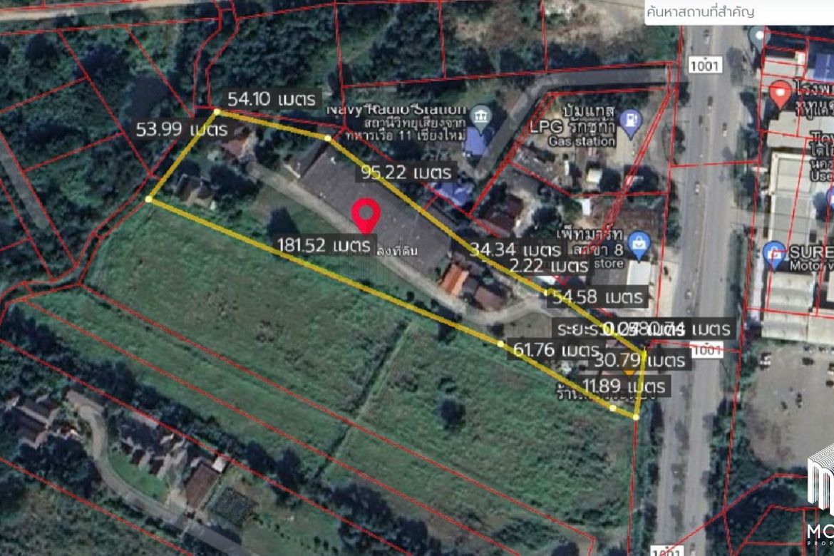 Property id 081ls land for sale 7-1-12 sq.wa. Chiang Mai Province-MR-081LS