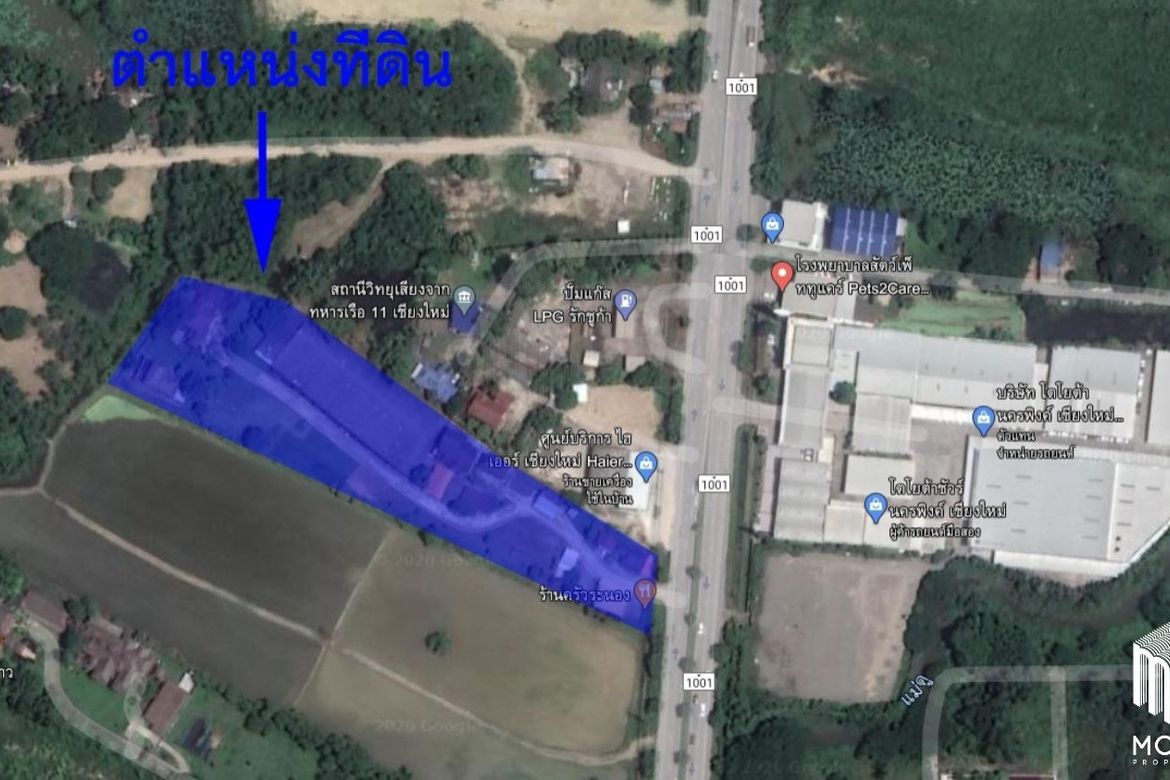 Property id 081ls land for sale 7-1-12 sq.wa. Chiang Mai Province-MR-081LS