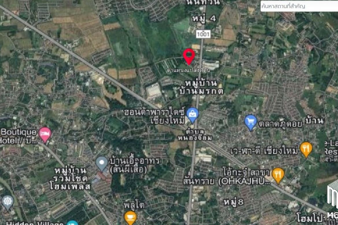 Property id 081ls land for sale 7-1-12 sq.wa. Chiang Mai Province-MR-081LS