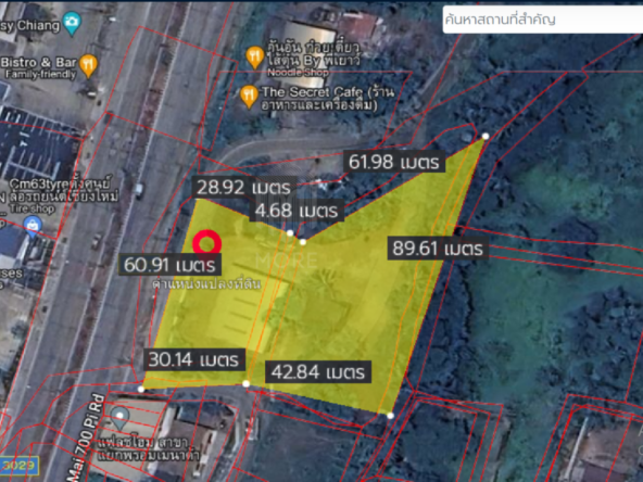 Property ID167LS Land for sale in Saraphee 2-3-35 Rai  near BigC Don Chan-MR-167LS