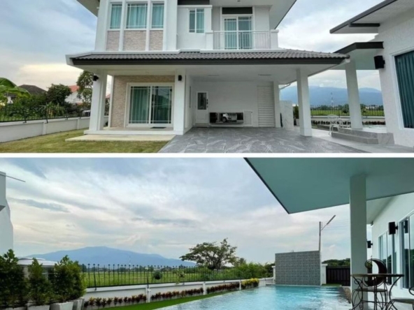 House for rent near the city in the project Koolphant Ville 6 Pool Villa-J-CM002