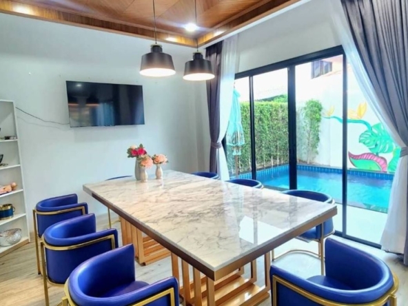 modern style with private swimming pool. (Wang Tan Village) The house is fully furnished with everything you need.-J-JOY1598