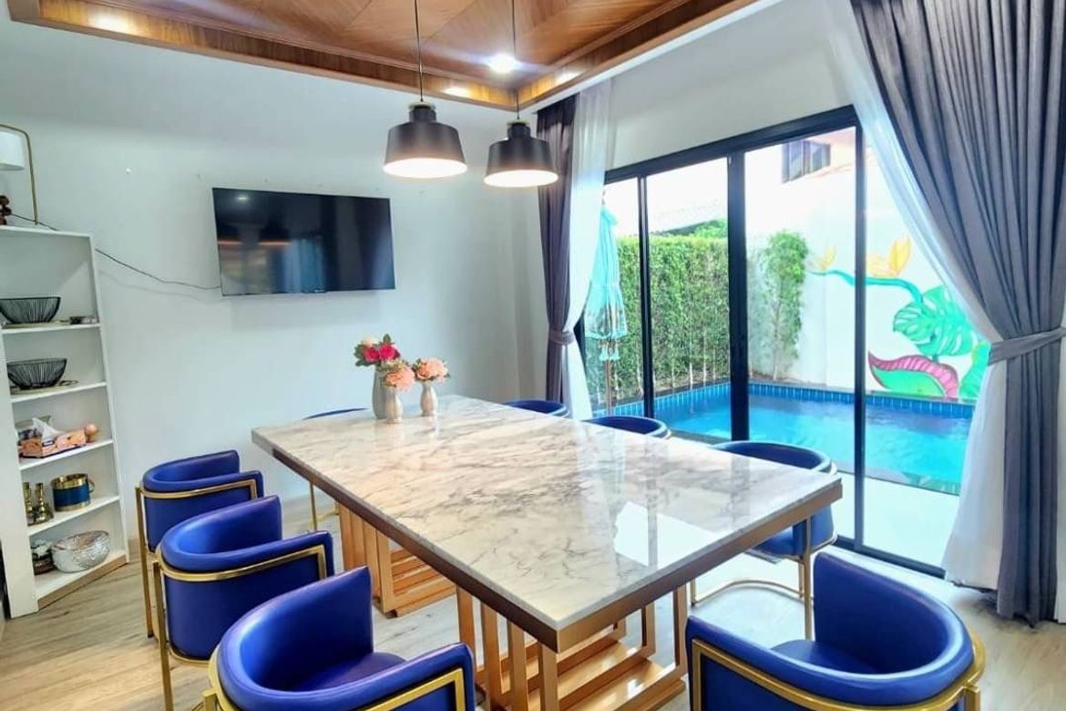 modern style with private swimming pool. (Wang Tan Village) The house is fully furnished with everything you need.-J-JOY1598