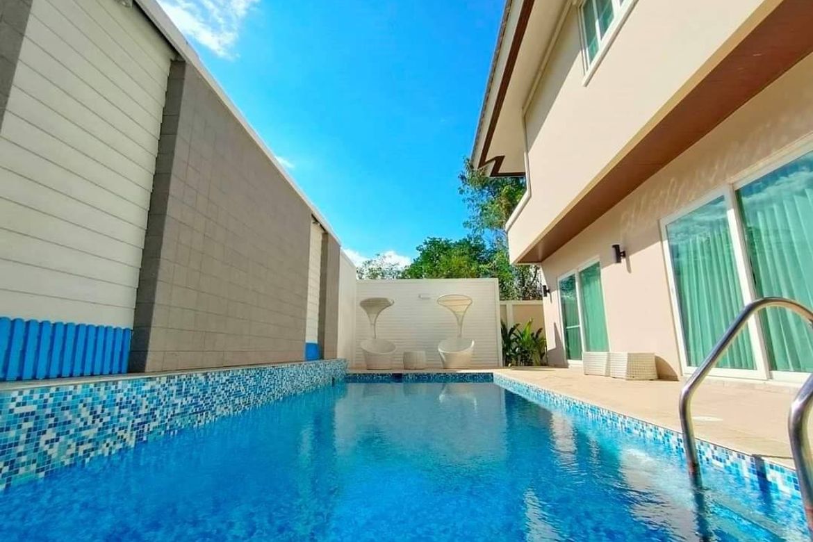 Pool villa for sale near Chiang Mai Airport (with tenants)-J-JOY1422