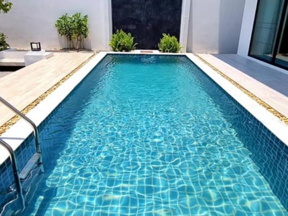 BEAUTIFUL BRAND NEW HOUSE MODERN STYLE PRIVATE SWIMMING POOL house with lovely garden  includes fully furnished.-J-SK012