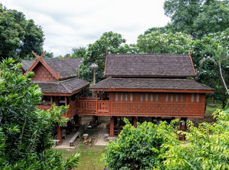 Teak Compound on 17.5 Rai along Ping River in Mae Rim-TNP-A875