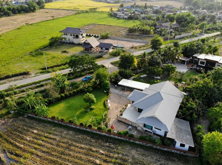 3 Bedroom House in Mae Rim with View over Rice Paddies-TNP-D144