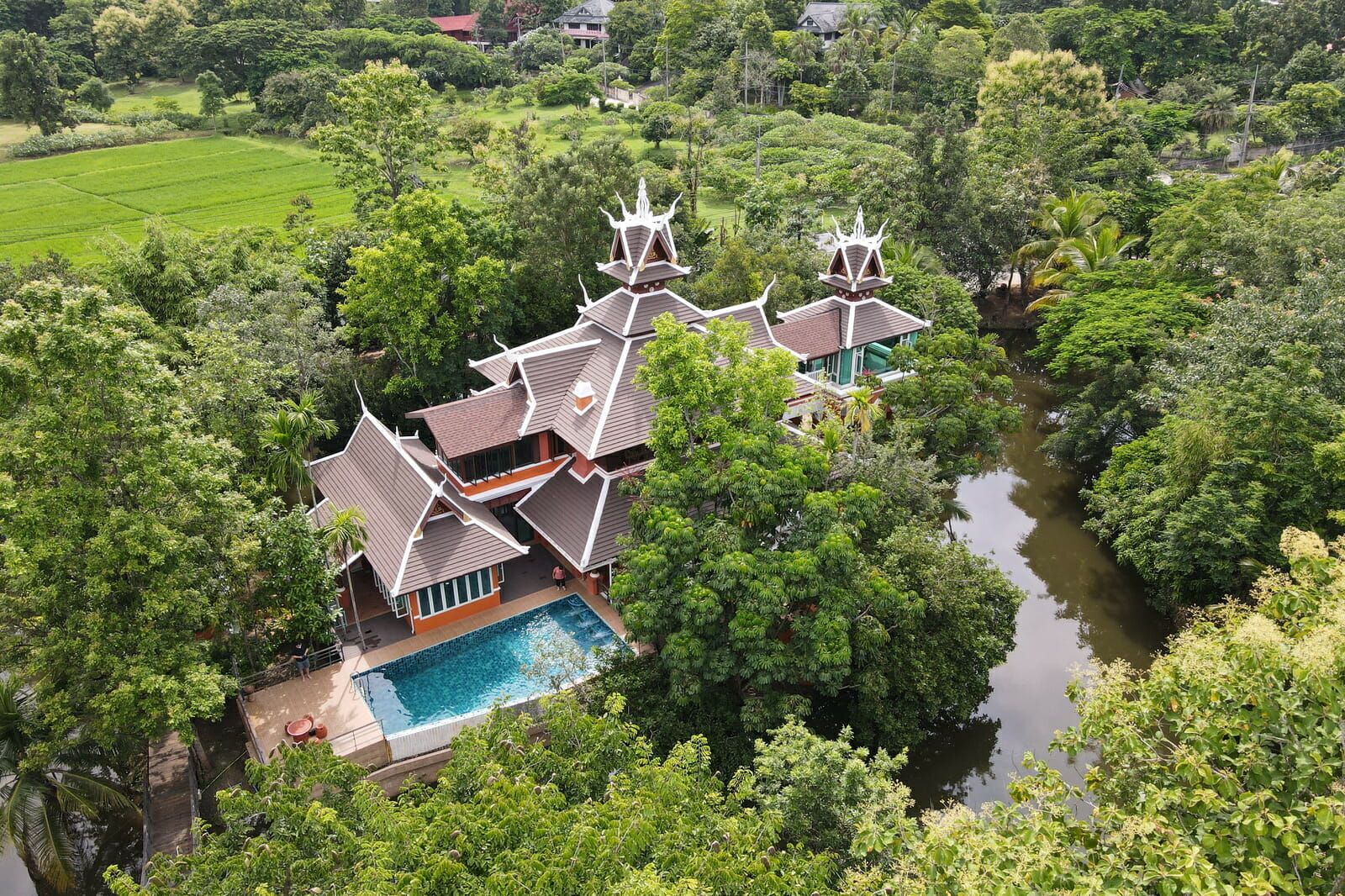 Unique 3 Bedroom Pool Villa on Small Island in Mae Rim-TNP-D924