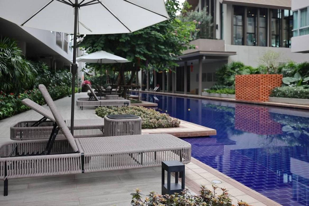 For Sale 2 Bedrooms condo at D Condo Rin by Sansiri next to Central Festival. Easy to access with a connected walk way