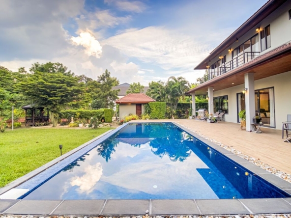 Stunning 5 Bedrooms Two-Story Home for Rent in Baan Wang Tan Village-KMP-HRMC8079D