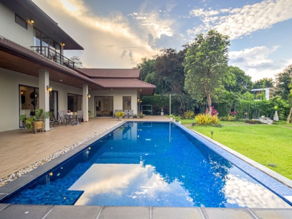 Stunning 5 Bedrooms Two-Story Home for Rent in Baan Wang Tan Village-KMP-HRMC8079D