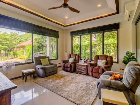 Stunning 5 Bedrooms Two-Story Home for Rent in Baan Wang Tan Village-KMP-HRMC8079D