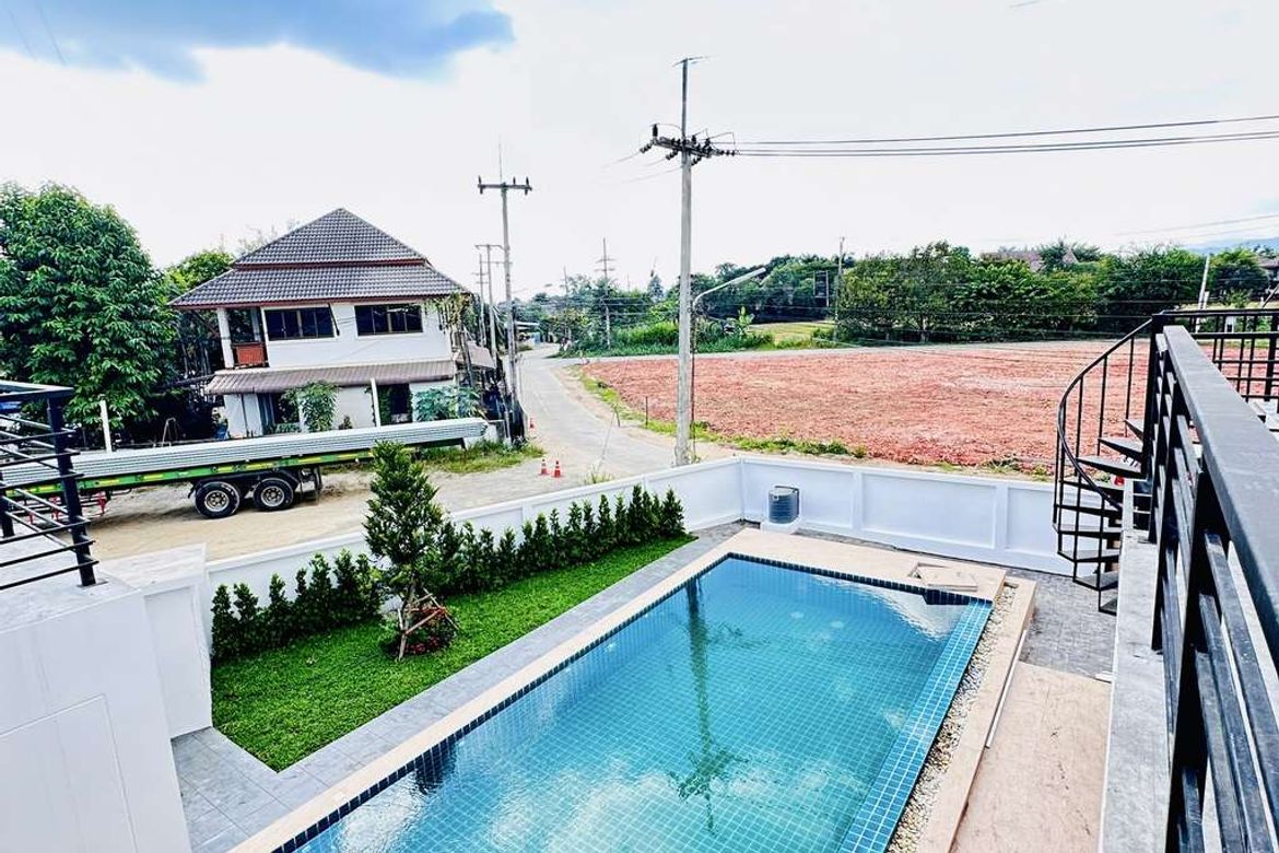 Pool Villa (F17) for sale in Phase 27/1 behind San Phak Wan Municipality