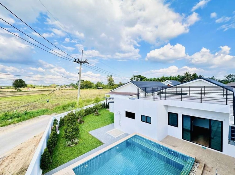 Pool Villa (F17) for sale in Phase 27/1 behind San Phak Wan Municipality