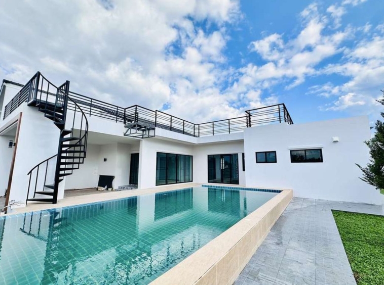 Pool Villa (F17) for sale in Phase 27/1 behind San Phak Wan Municipality