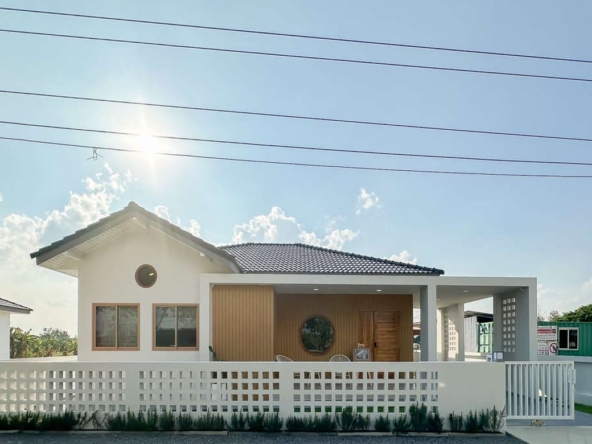 Cozy Minimal style house project with a serene atmosphere amidst nature. Tranquil and quiet