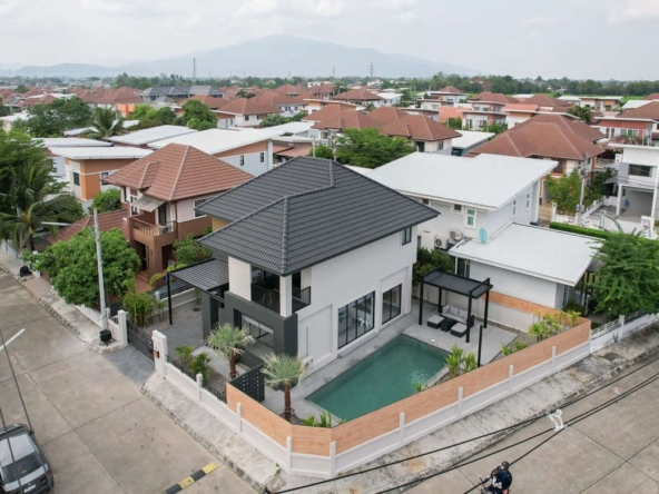 3 Bedroom 3 Bathroom pool villa for sale at Koolpunt 9 (Soi Zentric) Newly renovated Pool villa!-KMP-HSHD7263D