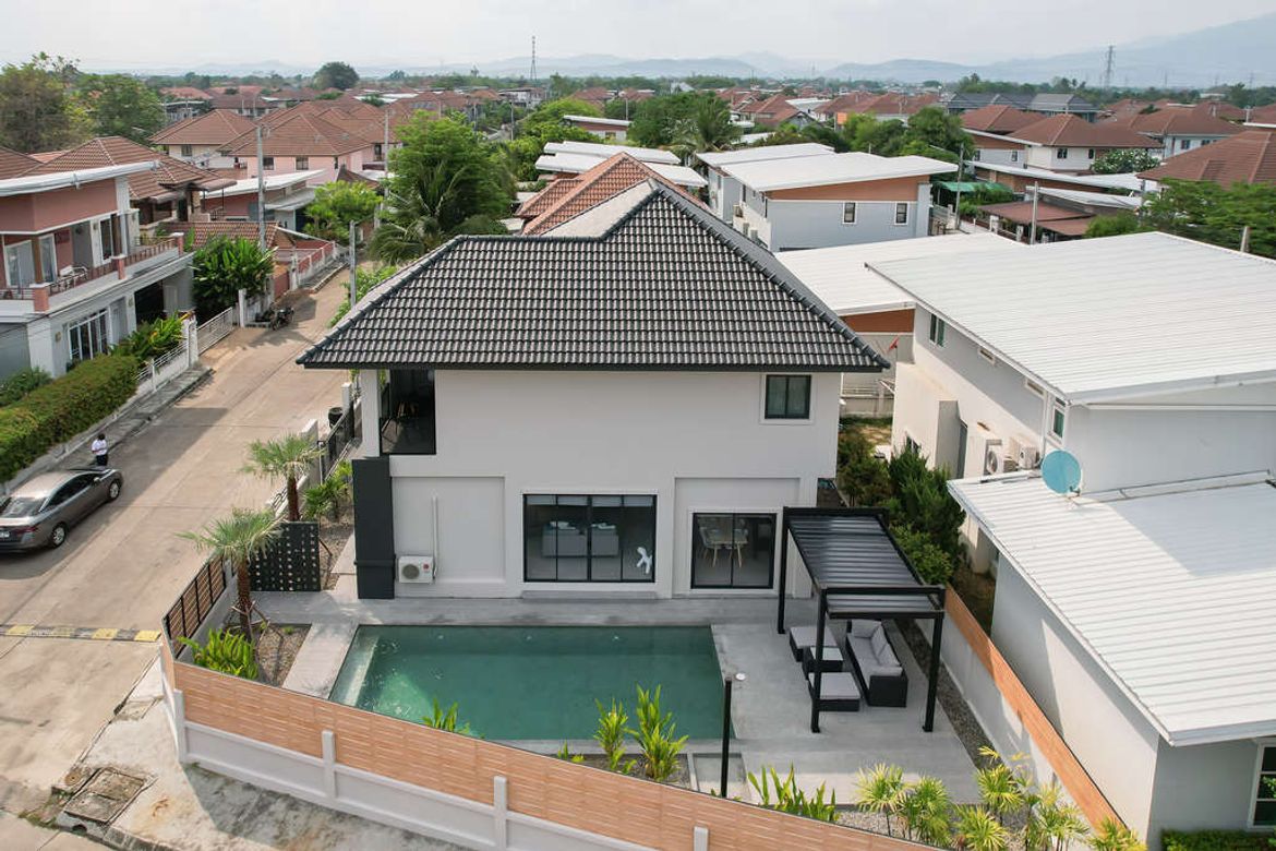 3 Bedroom 3 Bathroom pool villa for sale at Koolpunt 9 (Soi Zentric) Newly renovated Pool villa!-KMP-HSHD7263D