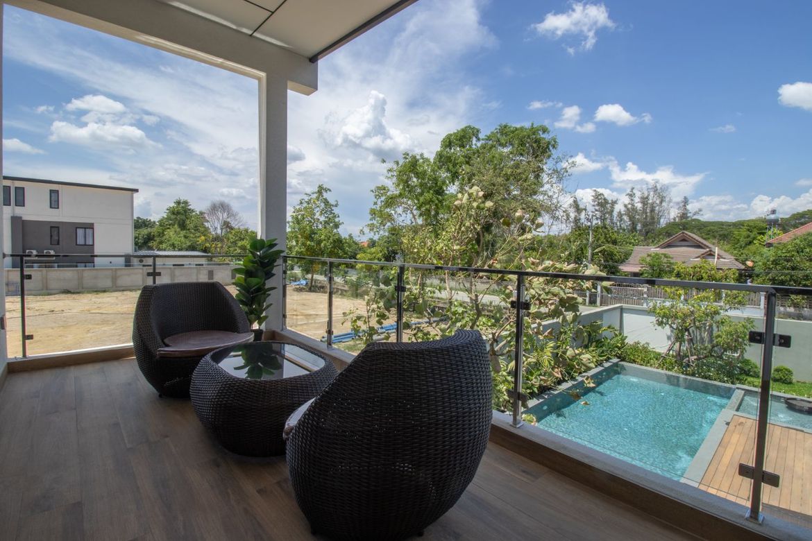 Single house Modern Style with swimming pool Location near Chiang Mai Airport-KMP-HSMC5908