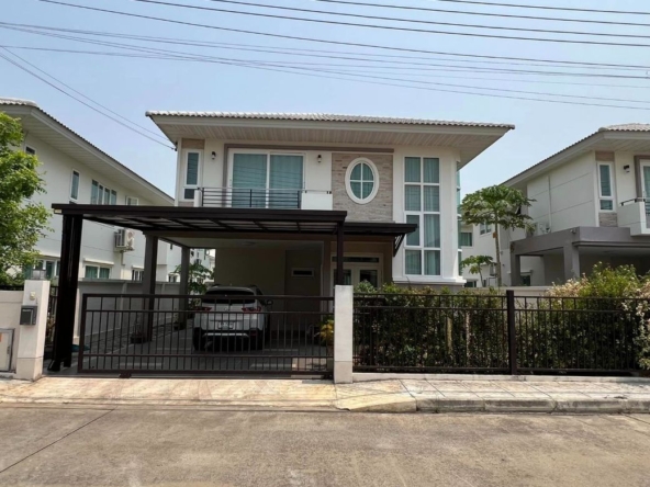 Project house for sale on Makad Charoen Charoen Road.-J-JOY1801