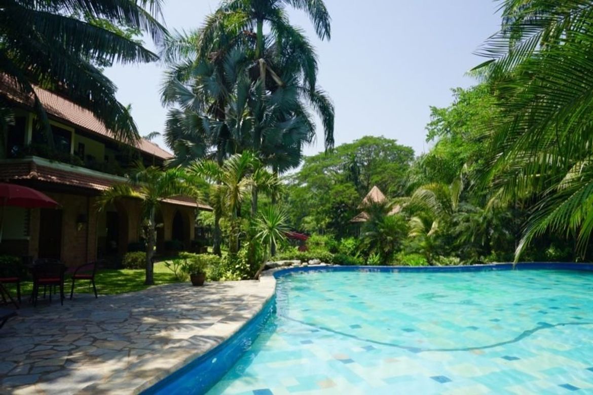 A unique house with pool for sale in San Sai